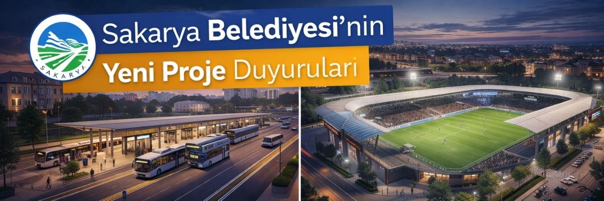 Sakarya Belediyesi’nin Yeni Proje Duyuruları